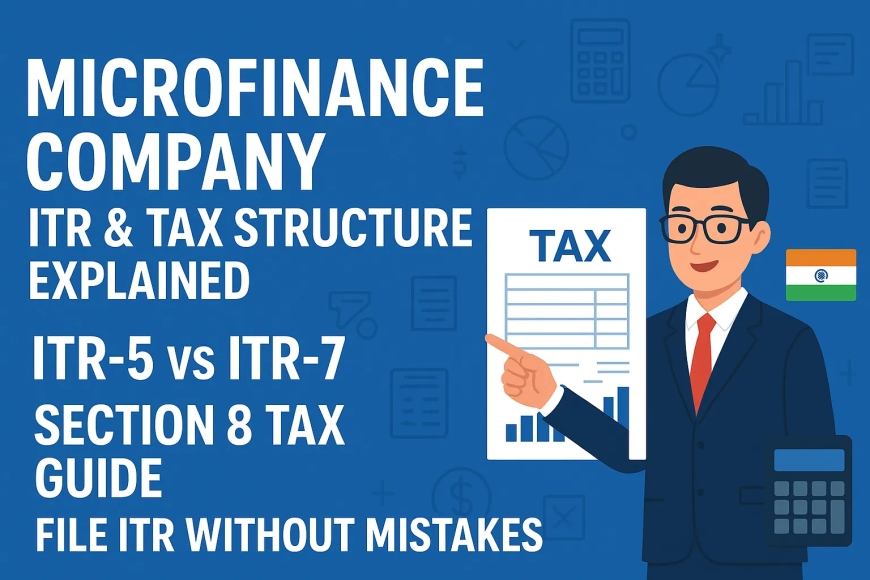 Tax Structure for Microfinance Companies – ITR & Compliance Guide